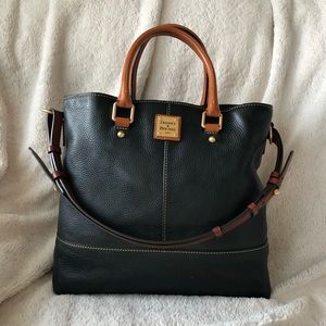 Dooney & Bourke Chelsea Leather Shopper Black